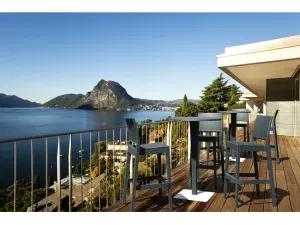 FL Riva Hospitality Outdoor Bar Table Base thumbnail 6