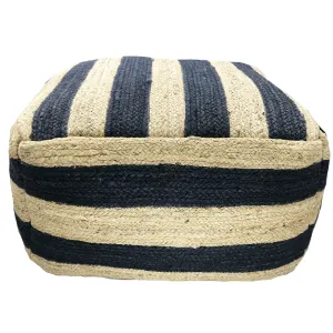 SH Porto Jute Upholstered Ottoman thumbnail 1