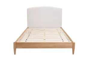 VI Tilda Fabric Upholstered Timber Leg Bed thumbnail 2