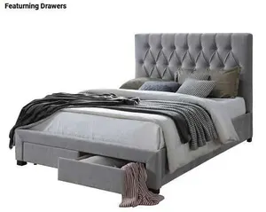 EL Anatuya Fabric Upholstered Bed with 2 Drawers thumbnail 3