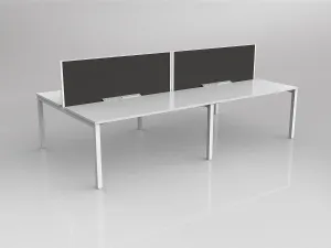 OL Axis 4 User Double Sided Workstation with Screen - Splice Fabric thumbnail 11