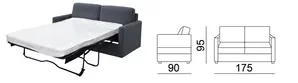 EL Parker Sofa Bed Variety Colours