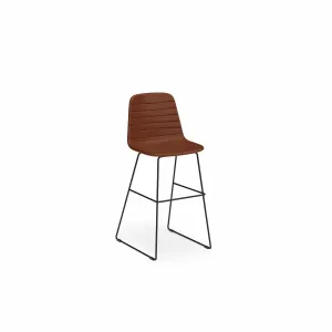 OL Sofia PU Leather Upholstered Sled Base Bar Stool thumbnail 9
