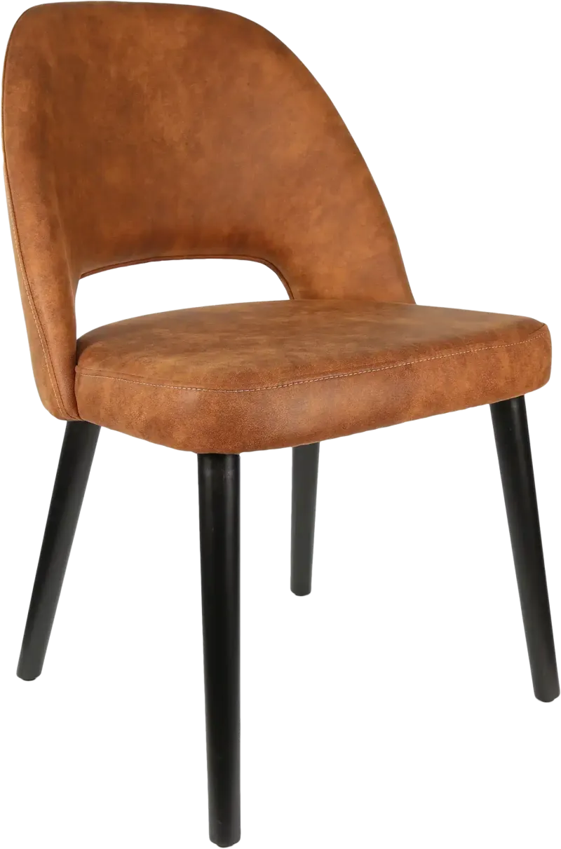 FL Semifreddo Premium Vinyl Upholstered Timber Legs Hospitality Chair