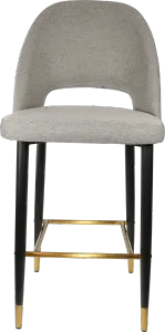 FL Semifreddo Fabric Upholstered Metal Leg Hospitality Bar Stool thumbnail 2