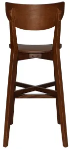 EZ Rialto Light Walnut Stained Solid Timber Framed Barstool thumbnail 8