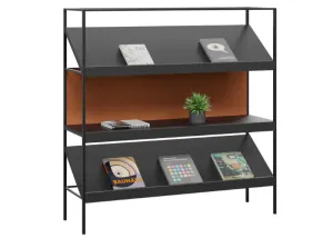 DD Shuster Welded Framed 2 Tilted Shelves Display Unit thumbnail 2