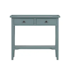 CR Eton Solid Timber 2 Drawer Console Table thumbnail 4