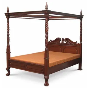 CT Jepara Solid Timber 4 Poster Bed thumbnail 1