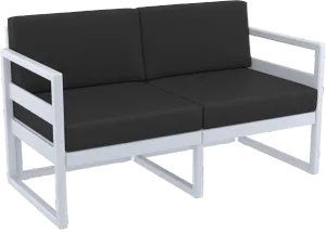 FL Mykonos Hospitality Outdoor 2 Seater Lounge with Cushion thumbnail 2