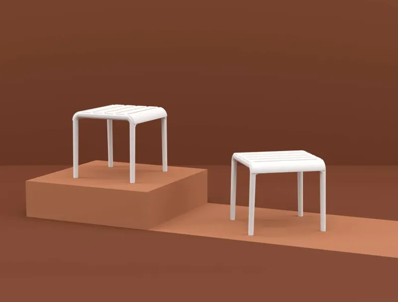 FL Paris Hospitality Outdoor Lounge Side Table