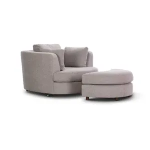 VI Orlando Fabric Upholstered Ottoman thumbnail 6
