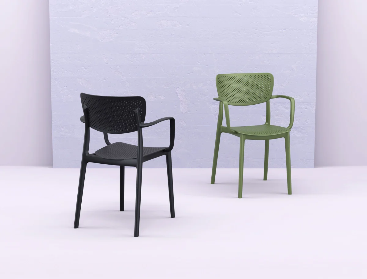 FL Loft Stackable Hospitality Outdoor Armchair