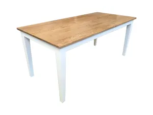 MF Solid Oak Timber Dining Table thumbnail 3