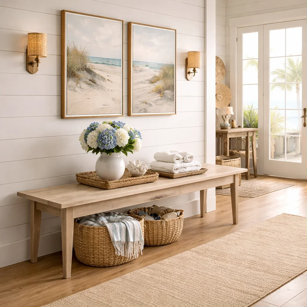 MF Hampton Solid Timber Dining Bench