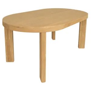 CT Apollo Solid Oak Timber Oval Dining Table thumbnail 2