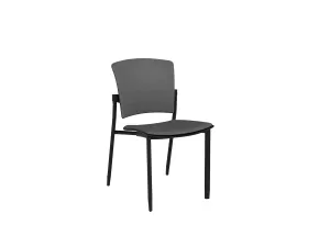 OL Padded Zipp Fabric Upholstered Hospitality Stackable Chair thumbnail 3