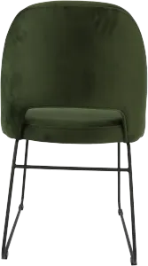 FL Semifreddo Velvet Upholstered Sled Base Hospitality Chair thumbnail 5