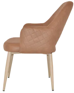 EZ Albury Birch Metal Leg Upholstered Hospitality XL Armchair thumbnail 15