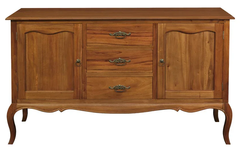CT French Provincial Solid Timber 2 Door 3 Drawer Buffet