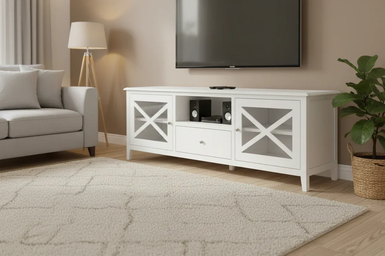 The Hamilton living room