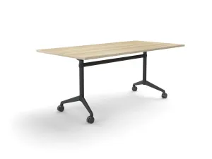 OL Modulus Flip Table with Rectangle Top All Black Frame thumbnail 14