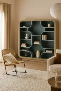 CR Kraton 190cm High Solid Timber Bookcase thumbnail 3