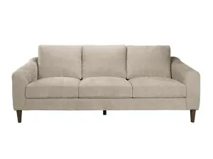 VI Lily Fabric Upholstered Timber Leg 3 Seater Sofa thumbnail 1