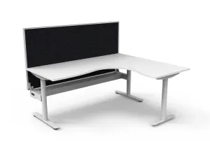 RL Halo Static Corner Workstation with Aluminium Framed Screen thumbnail 18