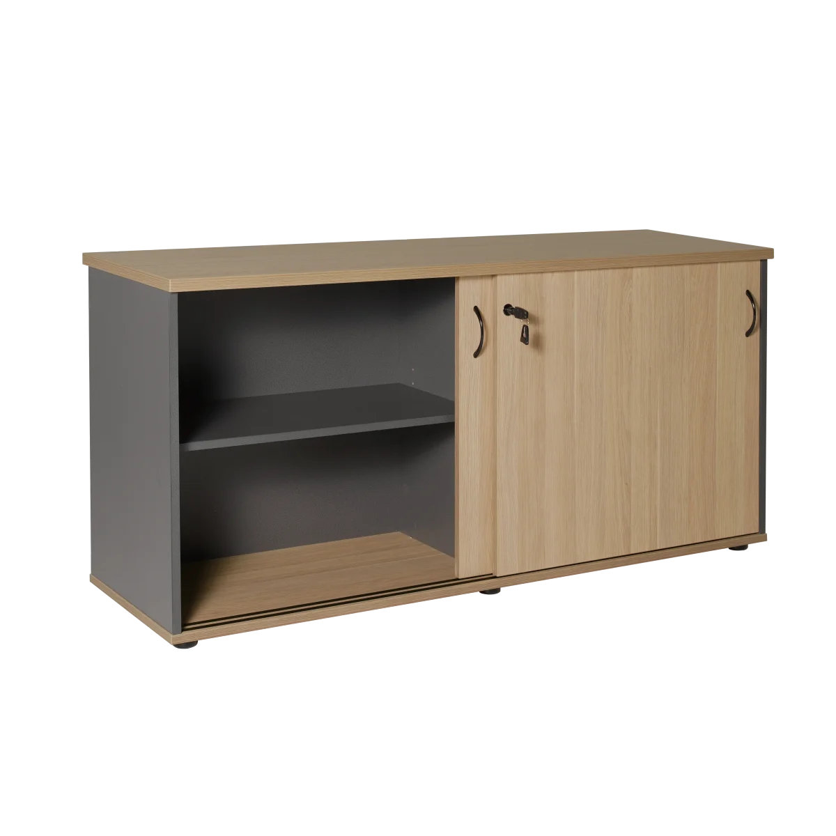 RL Rapid Worker Lockable Sliding Door Credenza