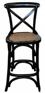 MF Crossback Solid Timber Rattan Barstool 65cm Seat Height thumbnail 3