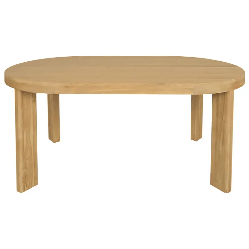 CT Apollo Solid Oak Timber Oval Dining Table