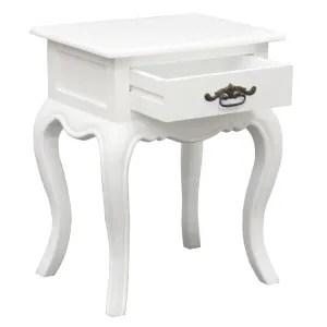 CT French Provincial Solid Timber 1 Drawer Lamp Table thumbnail 6