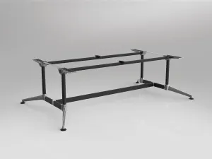 OL Modulus Twin Post Single Span Meeting Table Frame thumbnail 12