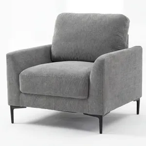 BT Luca 1 Seater Sofa Grey Fabric thumbnail 5