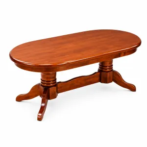 MA Jaguar Timber Pedestal Base Coffee Table thumbnail 2