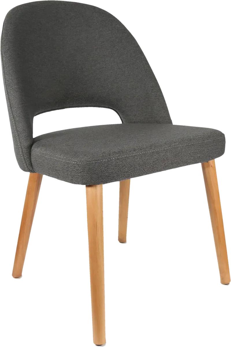FL Semifreddo Fabric Upholstered Timber Legs Hospitality Chair