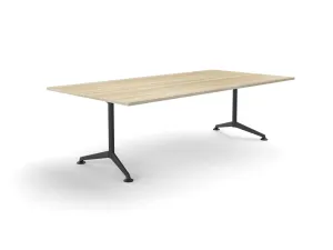 OL Modulus All Black Fixed Leg Meeting Table thumbnail 2