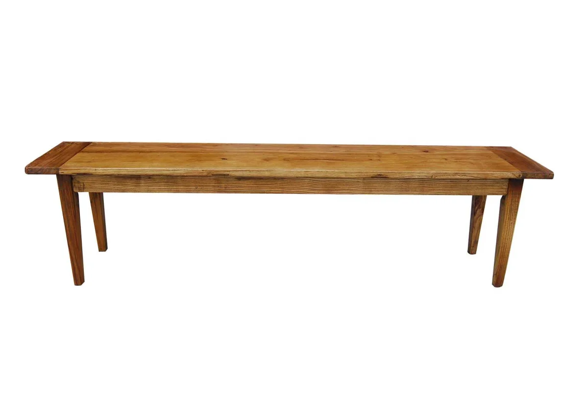 MF Honey Recycled Elm Timber Dining Bench