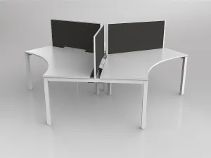 OL Axis 3 User 120° Workstation with Screen - Breathe Fabric thumbnail 14
