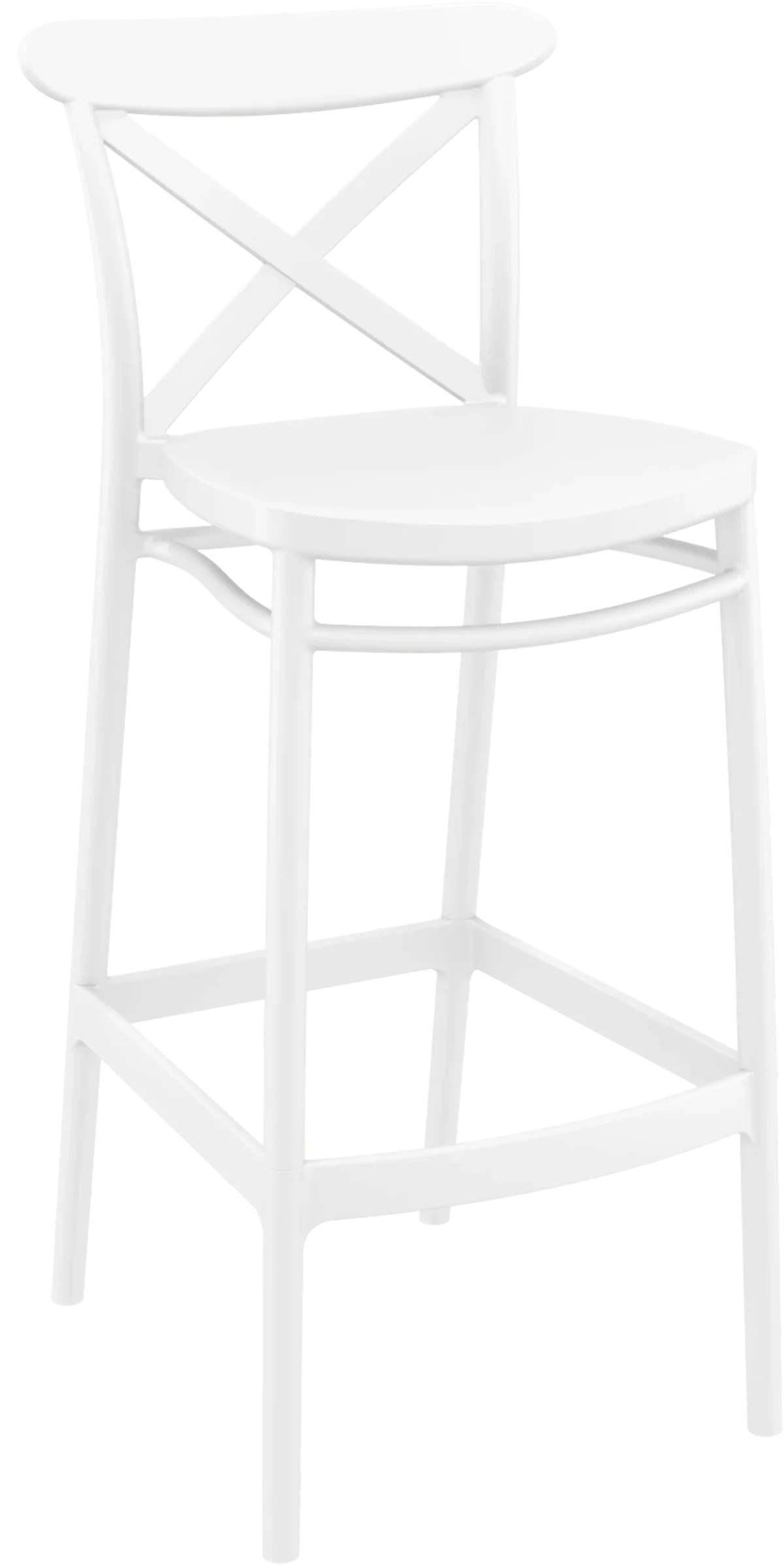 FL Crossback Hospitality Outdoor Barstool