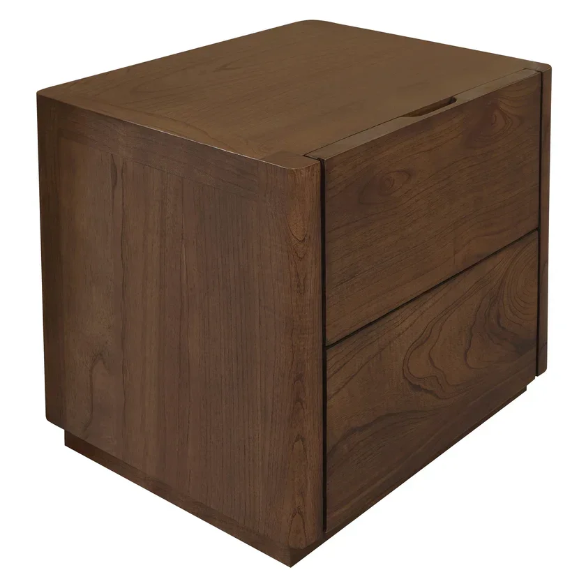 CT Gatsby Solid Timber 2 Drawer Bedside Table