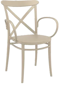FL Cross Back XL Hospitality Outdoor Armchair thumbnail 5