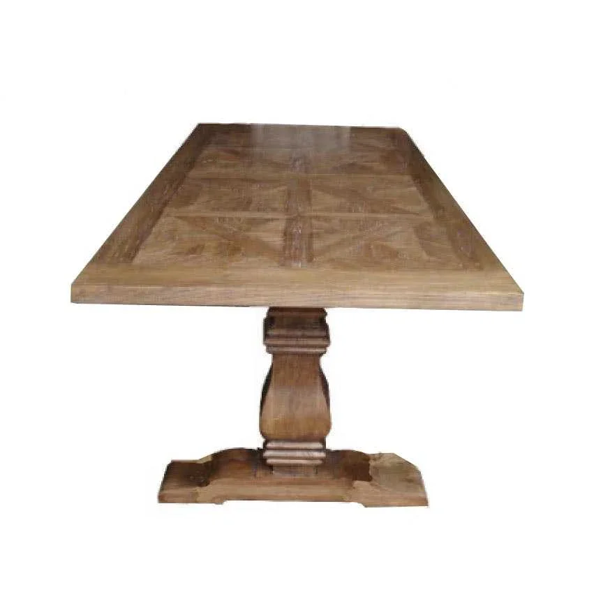 MF Kensington Solid Elm Timber Dining Table