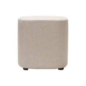 RL Kali Fabric Upholstered Square Ottoman thumbnail 1