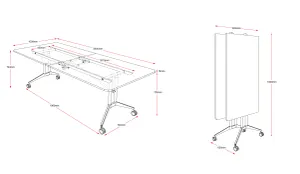 RL Edge Folding Meeting & Boardroom Table thumbnail 3