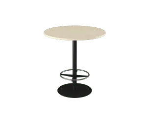 OL Metal Disc Base Round Bar Table thumbnail 3