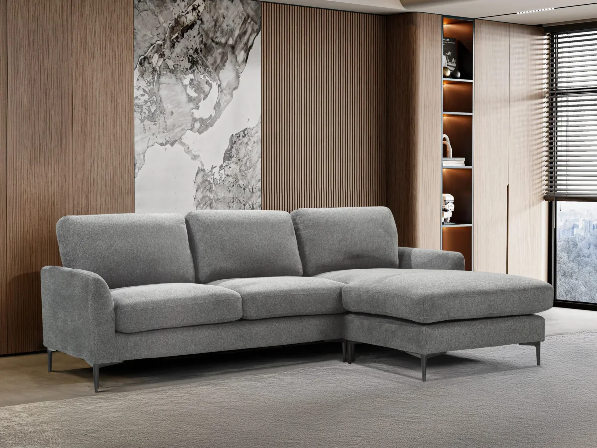 BT Luca Fabric Upholstered Reversible Chaise Sofa