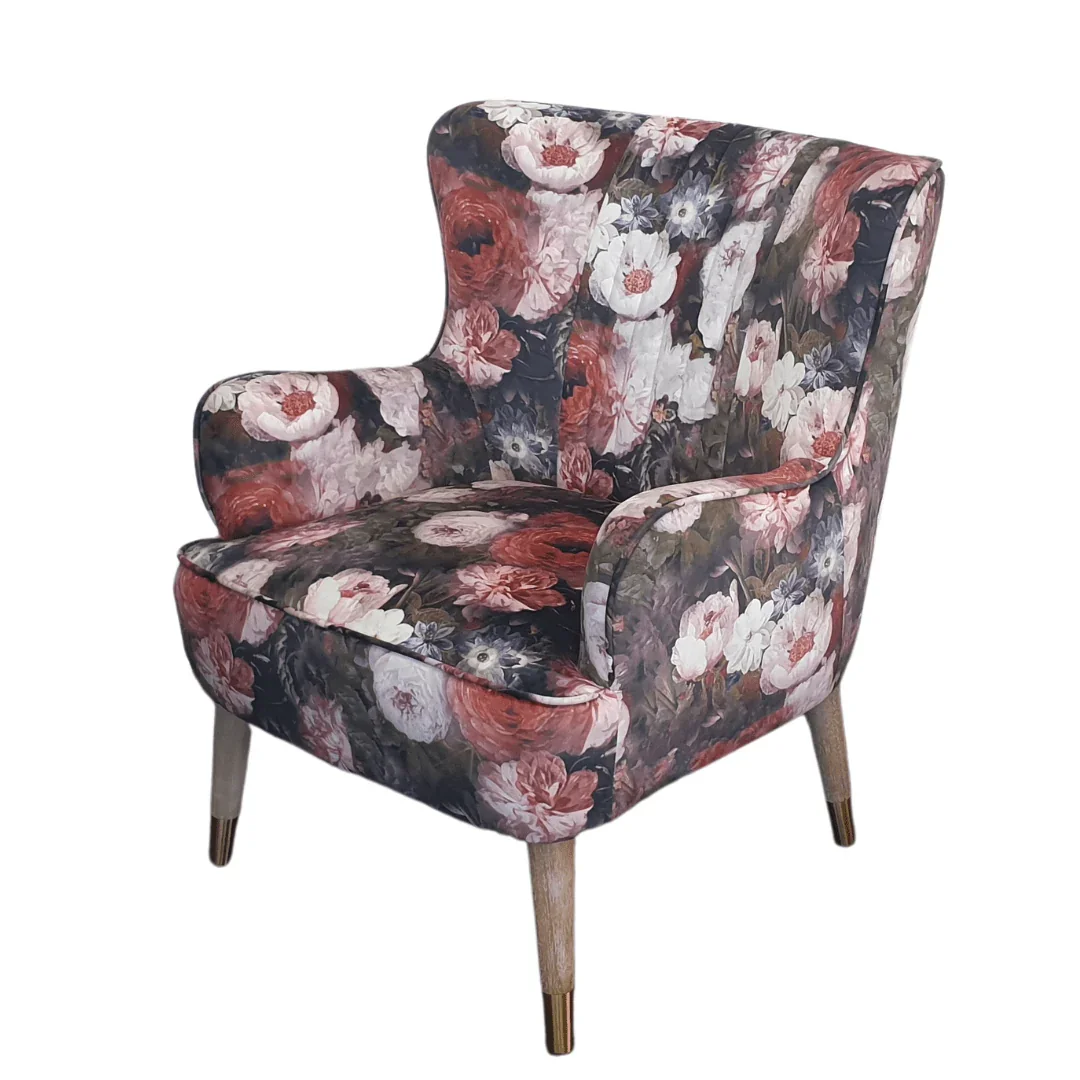 BT East Hampton Velvet Upholstered Accent Chair