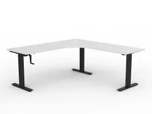OL Agile 90° Workstation Winder Height Adjustable Corner Desk thumbnail 8